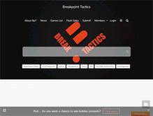 Tablet Screenshot of breakpointtactics.com